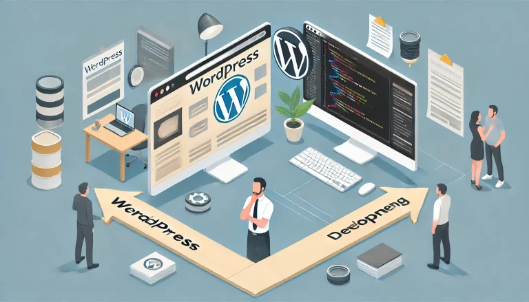 طراحی سایت با وردپرس یا کدنویسی؟ کدام گزینه برای کسب‌وکار شما بهتر است؟